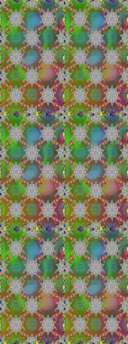 Raster çizimde sorunsuz çiçek desenli. Düz çiçek öğeleri tasarım. Fantezi kumaş deseni. Bahar Tema Dikişsiz desen arka plan rengi.