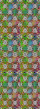 Raster çizimde sorunsuz çiçek desenli. Düz çiçek öğeleri tasarım. Fantezi kumaş deseni. Bahar Tema Dikişsiz desen arka plan rengi.