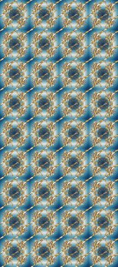 Altın element mavi, gri ve nötr renklerde. Antika altın tekrarlanabilir duvar kağıdı. Damask pürüzsüz yineleme kalıbı. Barok tarzında altın çiçekli süs..
