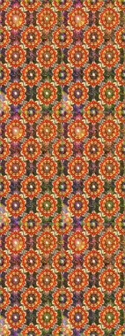 Kahverengi renkte altın bir element. Altın çiçekli, pürüzsüz desen. Barok tarzında altın çiçekli süs. Damask arkaplanı.