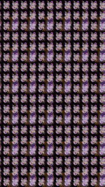 Çiçekli çizim şekli. Siyah renkli çiçekler. Düz Çiçek Elementleri Tasarımı. Renkli Bahar Teması çizim şablonu.