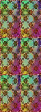 Raster illüstrasyonu. Moda arka planında parlak buketler. Sevimli, pürüzsüz desenli, küçük çiçekli, klasik tarzda. Kumaş, duvar kâğıdı ve kağıda yazdırmak için gelişen arkaplan.