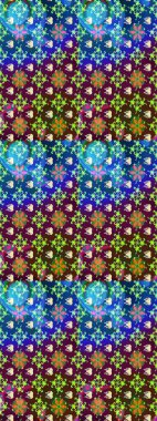 Mor ve mavi çiçekli eskiz deseni, suluboya çiçek deseni, sevimli çiçek, duvar kağıdı, kart veya kumaş için fayanslı. Raster - stok.