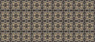 Kusursuz altın desen. Altın elementli gri, bej ve kahverengi renkler. Çiçek desenli altın metal. Raster altın çiçek süsü brokar kumaş ve cam desenli..