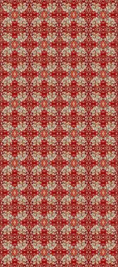 Doğu tarzı arabesk tarzında altın elementler. Raster altın pürüzsüz desen. Kusursuz altın desenli bukleler. Kırmızı, bej ve nötr renklerde pürüzsüz desen.