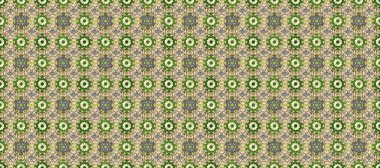 Klasik barok çiçek desenleri bej, yeşil ve nötr üzerine altın rengi. Lüks, kraliyet ve Viktorya dönemi konsepti. Süslü raster dekorasyonu. Bej, yeşil ve nötr renklerde altın element.