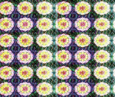 Çocuk stili. Düz Çiçek Elementleri Tasarımı. Çiçekli eskiz arkaplanı. Renkli Bahar Teması çizim şablonu.