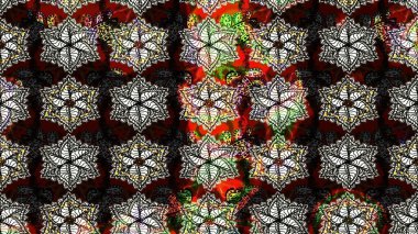 Tekstil için suluboya eskiz deseni. Şirin çiçekli, desenli, siyah renkli renkli bir eskiz. El çizimi çiçek çizimi deseni (fayans)).