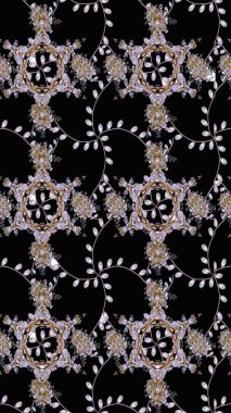 Çiçek izi. Suluboya çizim kalıbı. Suluboya tarzında siyah renkte çiçekler.