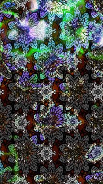 Nazik romantik baskı. Tatil havası. Bahar mevsimi. Raster güzel bir çiçek deseni çiziyor..