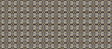 Christmas 2019, snowflake, new year. Vintage seamless pattern on a gray, beige and brown colors with golden elements.