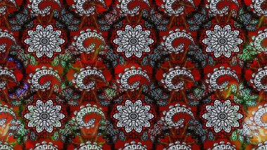 Çiçeğin suluboya çizimlerinin mükemmel deseni. Raster illüstrasyonu. Eski model. Moda baskısı. Dekorasyon ve tasarım için güzel bir desen. Suluboya çizim deseni.