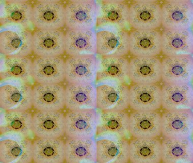 Raster illüstrasyonu. Suluboya stilinde nötr renklerde. Küçük çiçekli bahar deseni çiz.