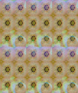 Küçük çiçekli yay deseni çiz. Suluboya stilinde nötr renklerde. Raster illüstrasyonu.