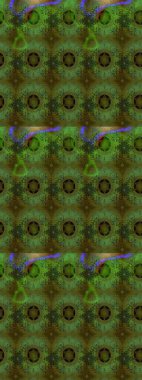 Yeşil renkli çiçekler. Tropik çiçekler. Gömlek çizimi Arkaplan Deseni.