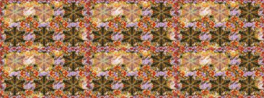 Kahverengi renklerde altın desenler ve altın elementler. Arkaplan, kumaş, altın duvar kağıdı. Düz elle çizilmiş klasik koleksiyon. Raster altın pürüzsüz desen.