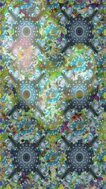 Sorunsuz çiçek deseni kaydırma kağıt, davet, el ilanı, afiş veya Web sitesi Web sitesi arka plan duvar kağıdı için kullanılabilir. Elle çizilmiş Raster resim. Doodle unsurları.