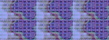 Düz Çiçek Elementleri Tasarım Raster illüstrasyonu. Çiçek desenli eskiz. Mavi ve mor renkli çiçekler. Renkli Bahar Teması çizim şablonu.