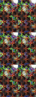 Tekstil, kumaş, kapaklar, duvar kağıtları, baskı, naylon, koleksiyon defteri, örgü, dekupaj için güzel bir eskiz. Küçük kahverengi ve siyah çiçeklerle oldukça kaliteli besin torbası deseni.