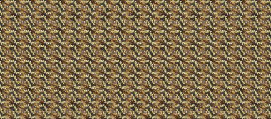 Kahverengi ve gri renklerde altın elementlerle kusursuz desen. Kusursuz klasik raster altın desenli. Geleneksel oryantasyon süsü. Klasik vintage arkaplan.