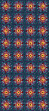 Kusursuz bir geçmişi var. Kumaş, tekstil, duvar kağıdı baskısı için. Miles Fleur, süslü püslü bir süs. Tomurcukları papatya çiçekleri olan sevimli bir çiçek deseni. Eski usul. Raster illüstrasyonu.