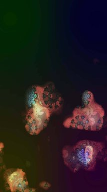 Küçük renkli çiçekler. Küçük çiçekte güzel bir desen. Çiçekli bahar çiçekleri. Motley illüstrasyonu. Robot resim. Moda baskıları için zarif bir şablon.