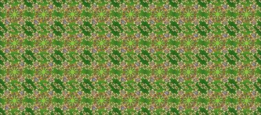 Altın desenli yeşil, bej ve nötr renklerde altın elementler. Raster oryantal süs. Kusursuz altın desen.