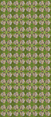 Kına dövmeli süs çiçekleri, altın çıkartmalar, mehndi ve yoga tasarımı, kartlar ve parmak izleri. Yeşil, kahverengi ve gri renkte desen. Raster altın mehndi kusursuz desen.