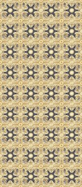 Kusursuz soyut bir arkaplan. Raster illüstrasyonu. Oriental raster klasik bej, nötr ve altın desenli.