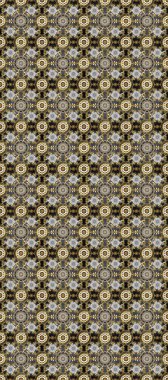 Hassas altın deseni açın. Raster. Gri, kahverengi, bej renklerde altın elementli kusursuz desen. Parlak dantel, stilize çiçek, şal desenli. Doğulu arabesk. Kusursuz altın dokular bukleler