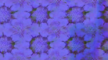 Renkli unsurlarla hareketli arka plan görüntüleri. Çiçekler. Eski model. Bayrak tarzı. Video kaydı. Şablon. Döngü. Kusursuz..