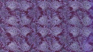 Renkli unsurlarla hareketli arka plan görüntüleri. Çiçekler. Eski model. Bayrak tarzı. Video kaydı. Şablon. Döngü. Kusursuz..