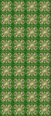 Kusursuz klasik raster altın desenli. Klasik klasik klasik arka plan. Altın elementlerle bej, yeşil ve gri renklerde kusursuz desen. Geleneksel oryantasyon süsü. Raster illüstrasyonu.