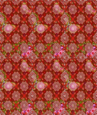 Çiçekli yaz çiçekleri. Küçük çiçekte güzel bir desen. Motley illüstrasyonu. Küçük renkli çiçekler. Kusursuz. Moda baskıları için zarif bir şablon.