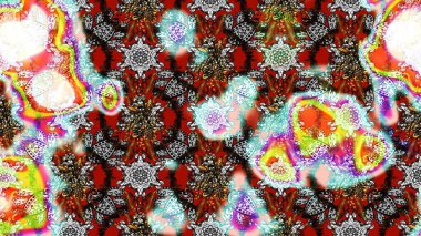 Gri, nötr ve kırmızı renkte çiçekler. Çiçek desenli eskiz, yaz çiçekleri. Düz Çiçek Elementleri Tasarımı. Renkli Bahar Teması çizim şablonu.