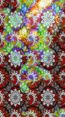 Üzerinde gri ve yeşil renkler olan çiçek desenleri çiz. Suluboya tarzında gri ve yeşil renkte çiçekler.