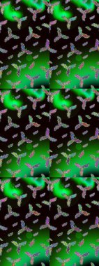 Raster tasarımı. Meteoroloji buz koleksiyonu. Kar Tanesi Raster simgesi arkaplanı. Kış yeşili, siyah ve gri noel kar bembeyaz kristal element. Xmas don kar taneleri izole edilmiş siluet sembolü