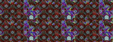 Kahverengi renkli çiçekler. Elle boyanmış suluboya resim çizimi çiçekler ve bitkiler.