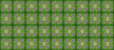 Kusursuz klasik raster altın desenli. Raster illüstrasyonu. Klasik klasik klasik arka plan. Yeşil, gri ve nötr renklerde altın elementlerle kusursuz desen. Geleneksel oryantasyon süsü.