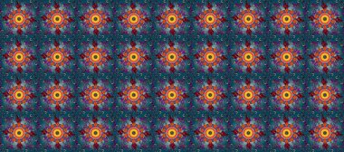 Eski usul. Kusursuz bir geçmişi var. Raster illüstrasyonu. Kumaş, tekstil, duvar kağıdı baskısı için. Tomurcukları papatya çiçekleri olan sevimli bir çiçek deseni. Miles Fleur, dandik süs.