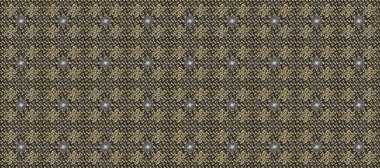 Raster geometrik arka plan. Kahverengi, gri ve nötr renklerde altın çiçekli altın desenler. Senin tasarımın için, duvar kağıdı. Altın rengi kusursuz illüstrasyon.