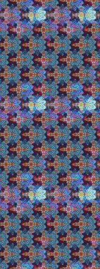 Suluboya, elle çizilmiş. Mavi yapraklı yabani çiçekler. Raster illüstrasyonu. Taslak arkaplan deseni.