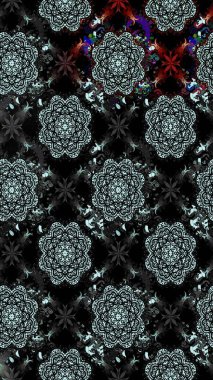 Raster illüstrasyonu. Raster çiçekleri klasik tarzda çizilmiş. Yumuşak, bahar çiçekleri siyah renklerde. Çiçekli yumuşak çizim deseni.