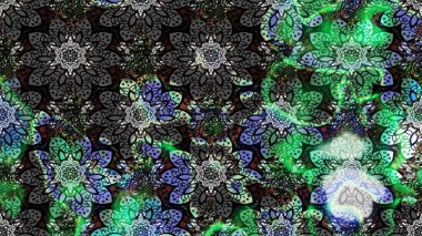 Raster illüstrasyonu. Modaya uygun kumaş deseni. Küçük çiçekteki sevimli çiçek deseni. Tony 'nin kumaş desenini çiz.