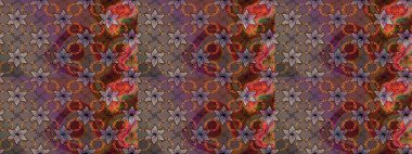 Yapraklı çizim şekli. Tekstil için figür. Şirin, zarif çiçekler Raster illüstrasyonu. Poster ya da kapak için arka plan. Davetiye ve kartpostal tasarımı için dekoratif çiçek unsurları.