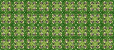 Klasik raster sarısı, kusursuz desen. Yeşil, gri ve nötr renklerde altın elementlerle kusursuz desen. Geleneksel oryantasyon süsü. Klasik vintage arkaplan.