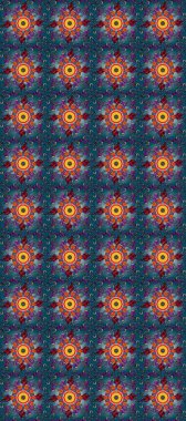 Tomurcukları papatya çiçekleri olan sevimli bir çiçek deseni. Raster illüstrasyonu. Eski usul. Miles Fleur, süslü püslü bir süs. Kusursuz bir geçmişi var. Kumaş, tekstil ve duvar kağıdı baskısı için..