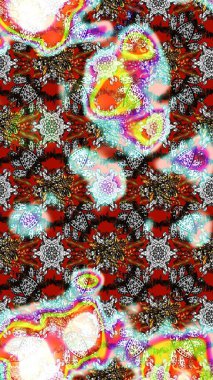 Düz Çiçek Elementleri Tasarımı. Çiçek desenli eskiz, yaz çiçekleri. Renkli Bahar Teması eskiz kalıbı. Çiçekler gri, nötr ve kırmızı renklerde.