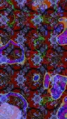 Çocuk stili. Çiçekli eskiz arkaplanı. Renkli Bahar Teması eskiz kalıbı. Düz Çiçek Elementleri Tasarımı.