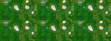 Çiçek arkaplan. Raster deseni. Çiçek kompozisyonu. - yeşil ve kahverengi çiçekler. Küçük çiçekte güzel bir desen var. Çiçek kolajı. Doğa.